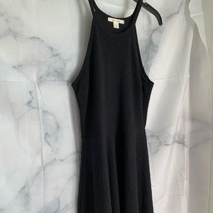 FRANCESCAS LACE BLACK MINI DRESS